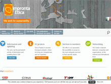 Tablet Screenshot of improntaetica.org